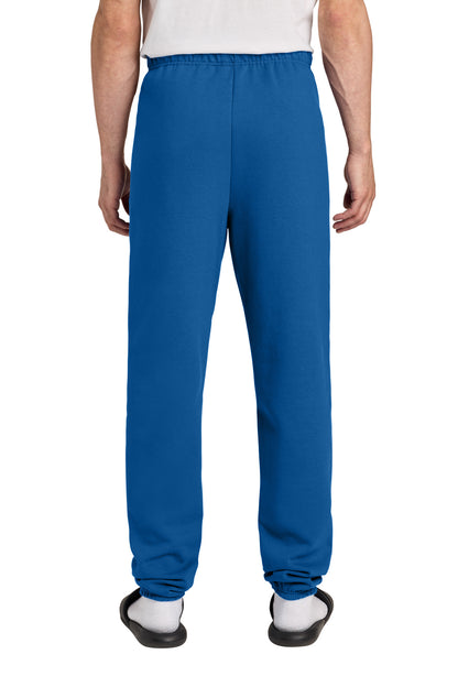Rear View of Royal Jerzees - NuBlend Sweatpant. 973M plain