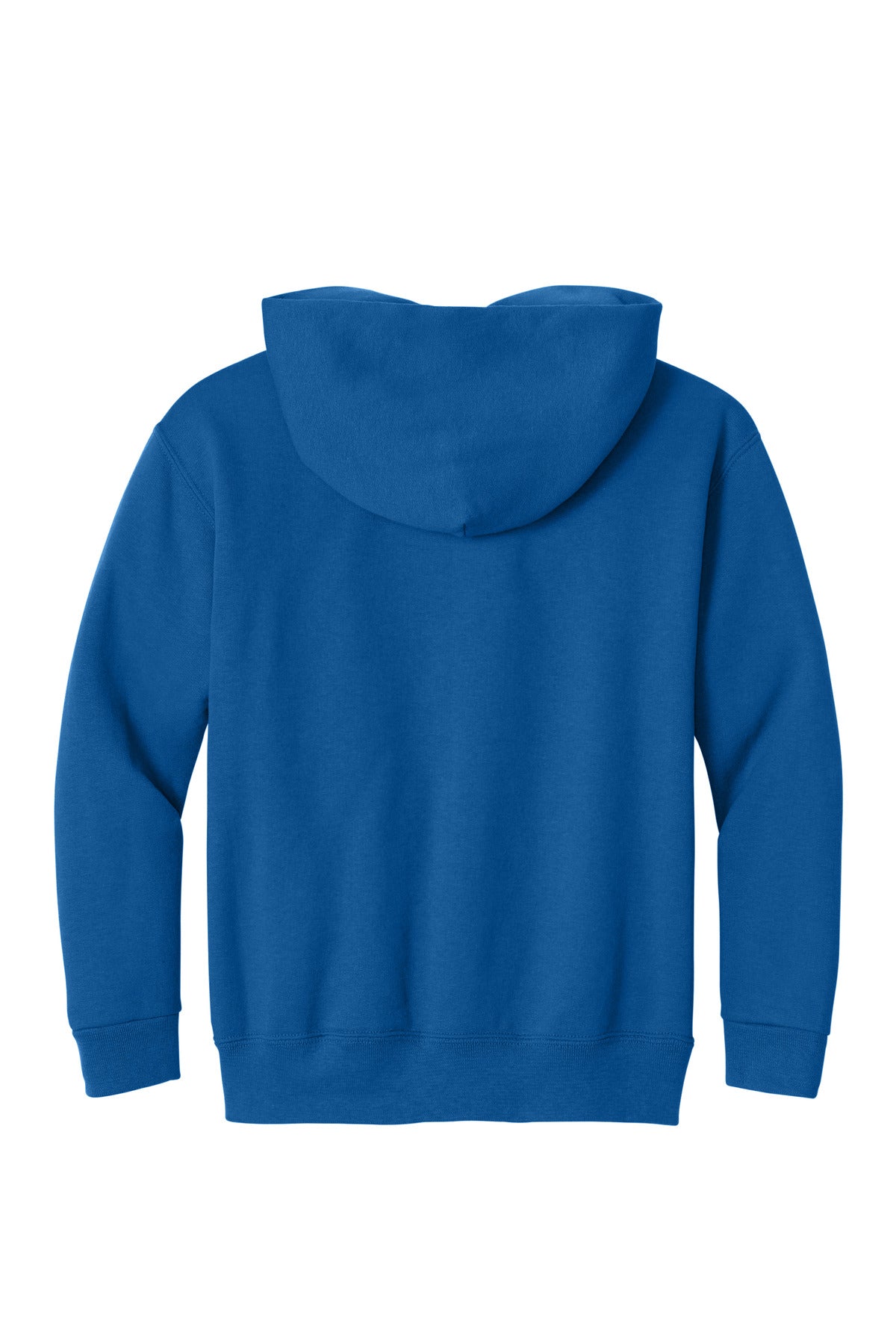 Rear View of ROYAL Jerzees - Youth NuBlend Pullover Hooded Sweatshirt. 996Y plain