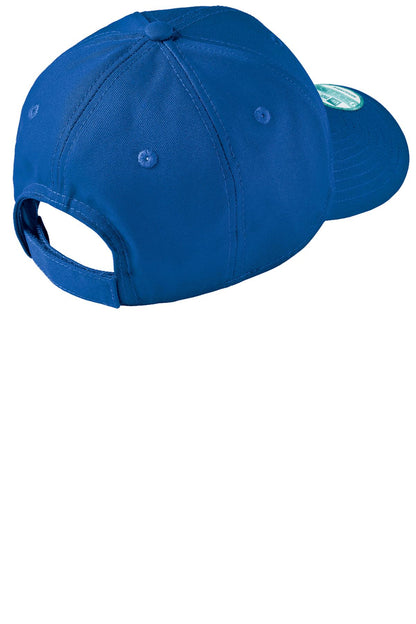 Rear View of Royal New Era - Adjustable Structured Cap. NE200 plain