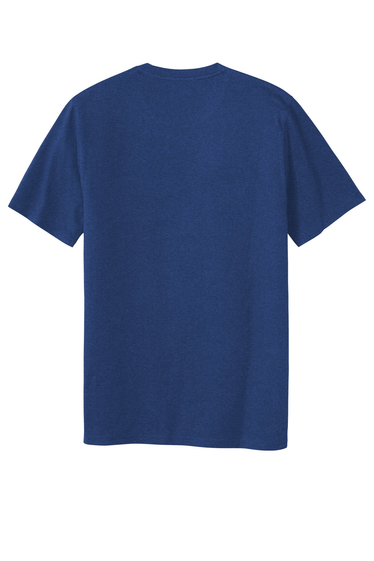 Rear View of Royal New Era Tri-Blend Tee NEA135 plain
