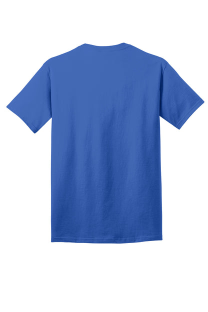 Rear View of Royal Port & Co Core Cotton DTG Tee PC54DTG plain