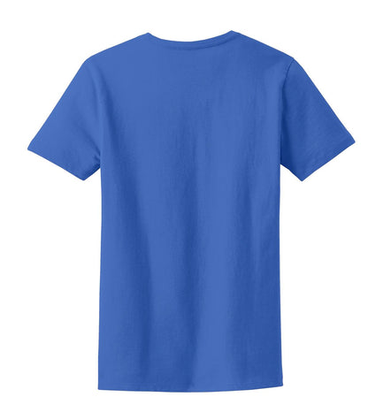Rear View of Royal Port & Co Women's Essential Tee. LPC61 plain