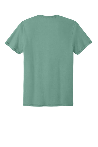 Rear View of Sage Jerzees Ultimate Unisex Ring Spun T-Shirt IC46M plain