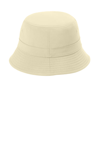 Rear View of Sahara Port Authority Poly Bucket Hat C980 plain