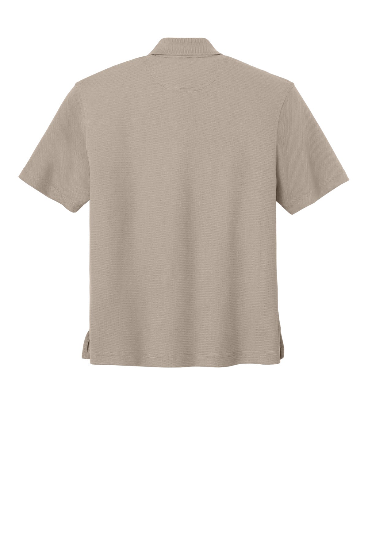 Rear View of Sandstone Sport-Tek Dri-Mesh Polo. K469 plain