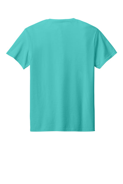 Rear View of ScubaBlue Jerzees Premium Blend Ring Spun T-Shirt 560M plain