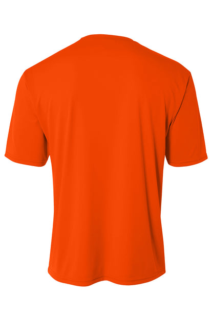 Rear View of SftyOrg A4 Cooling Performance Short Sleeve Tee A4N3142 plain