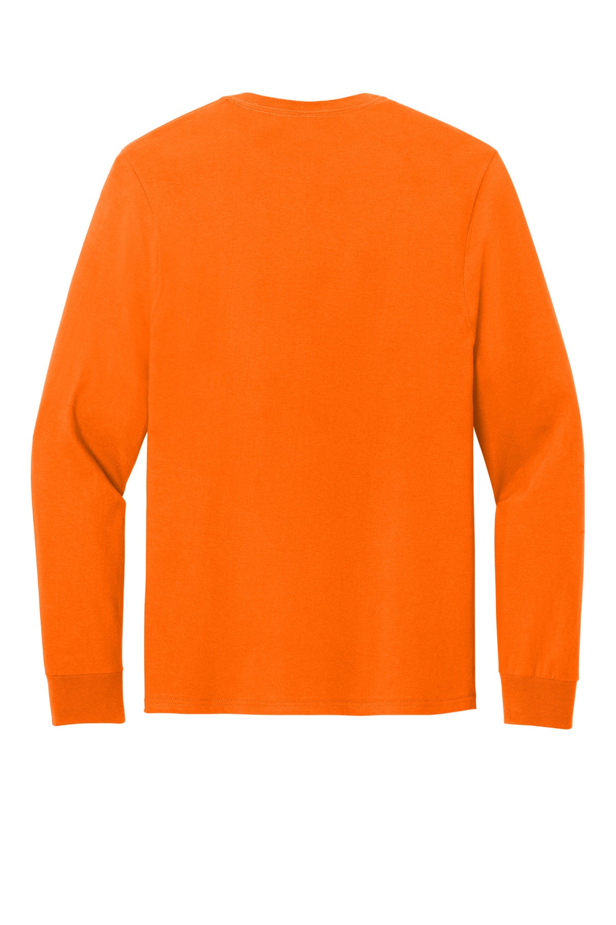 Rear View of SftyOrg Jerzees Classics Unisex Cotton Long Sleeve T-Shirt 363L plain
