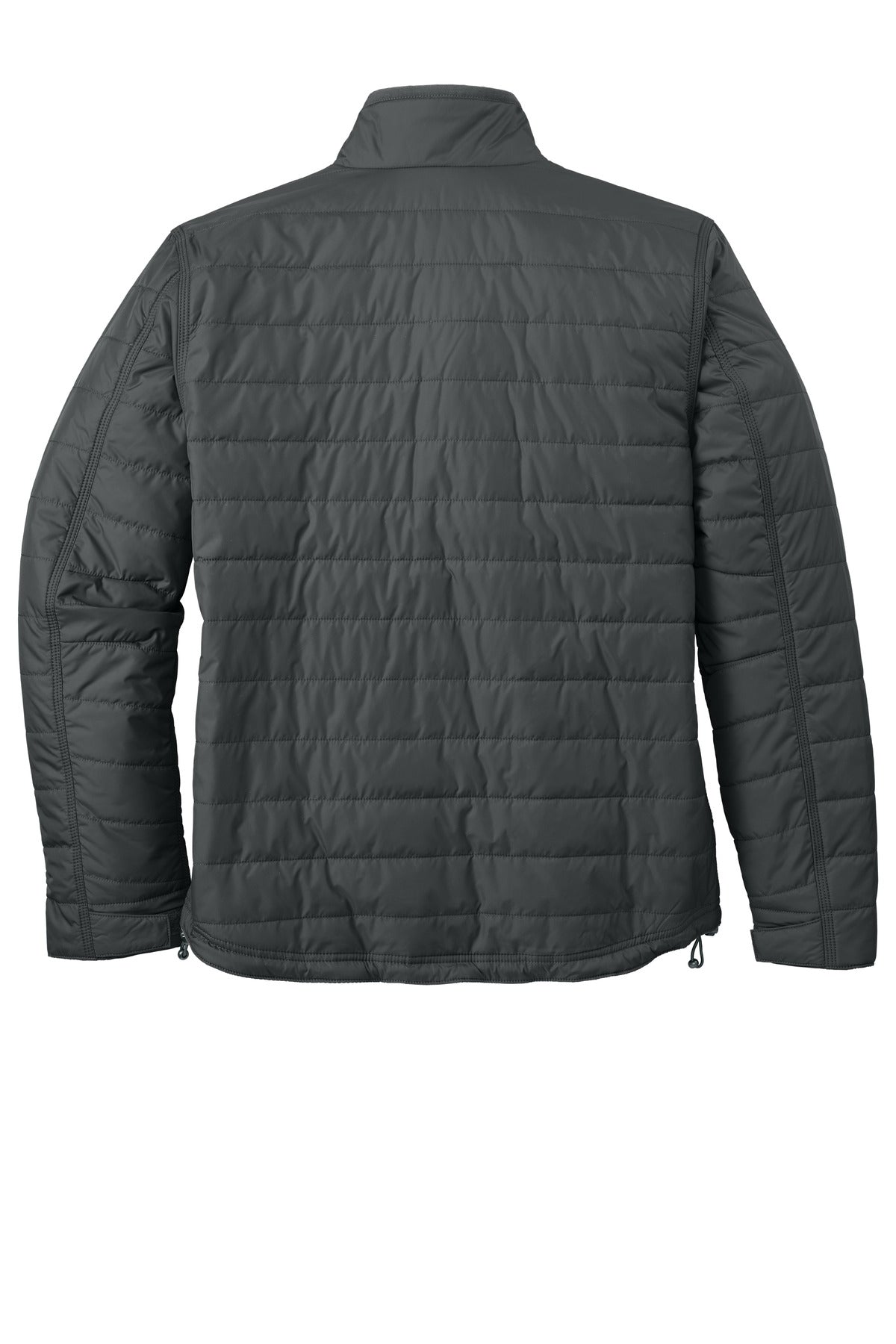 Rear View of Shadow Grey Carhartt Gilliam Jacket. CT102208 plain