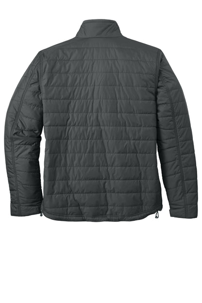 Rear View of Shadow Grey Carhartt Gilliam Jacket. CT102208 plain