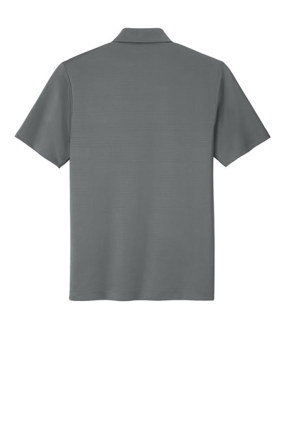 Rear View of Shadow Grey Port Authority Eclipse Stretch Polo. K587 plain