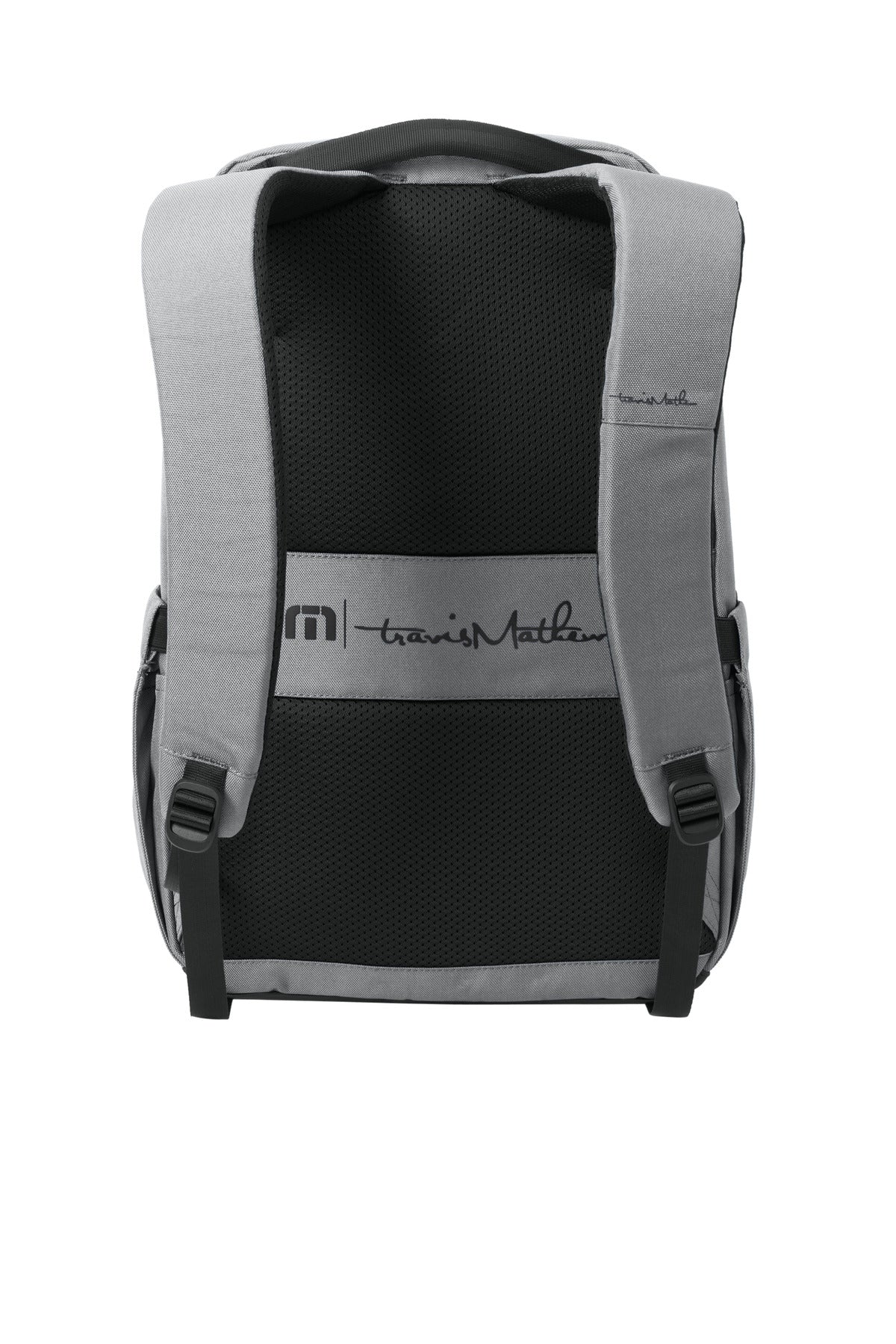 Rear View of ShadowGrey TravisMathew Approach Backpack TMB100