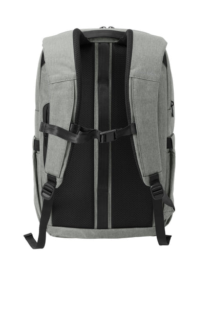 Rear View of ShdGyHthr TravisMathew Duration Backpack TMB105 plain