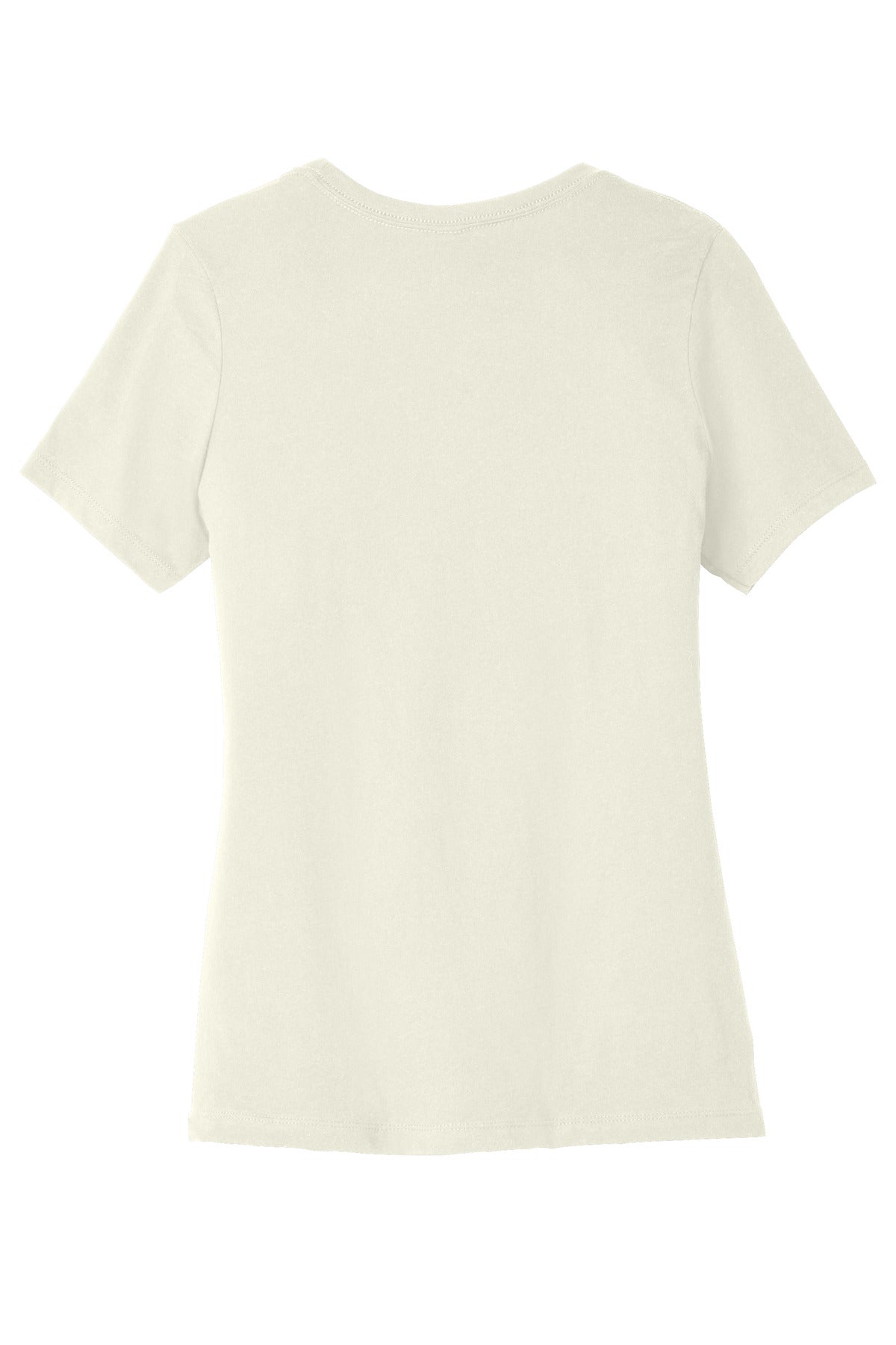 Rear View of SNaturalTb BELLA+CANVAS Women's Relaxed Triblend Tee BC6413