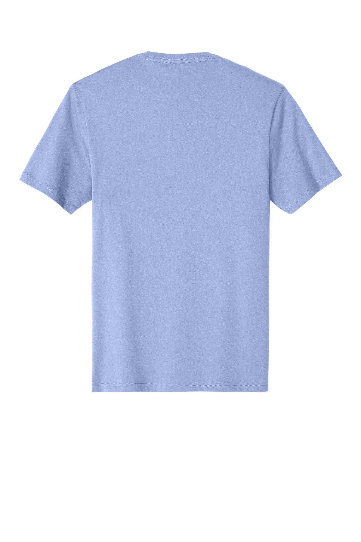 Rear View of SoftLilac District Perfect Weight Tee. DT104 plain