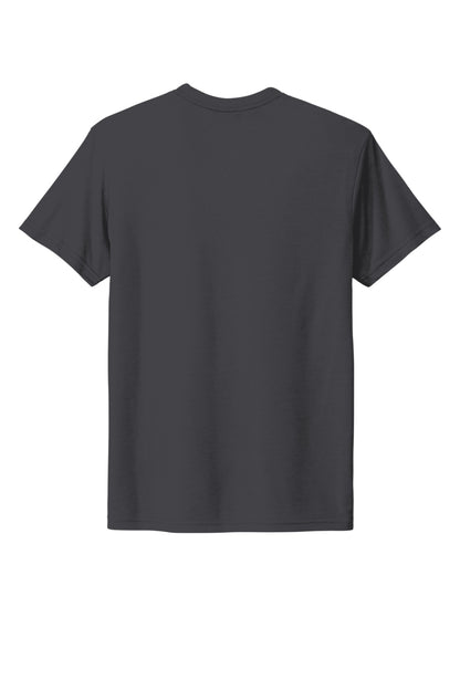 Rear View of SolidGrph Next Level Apparel Adult Tri-Blend Tee. NL6010 plain