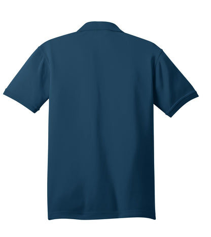 Rear View of Spar Blue OGIO - Caliber2.0 Polo OG101 plain