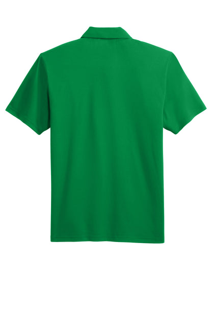 Rear View of SpringGrn Port Authority Performance Staff Polo K398 plain