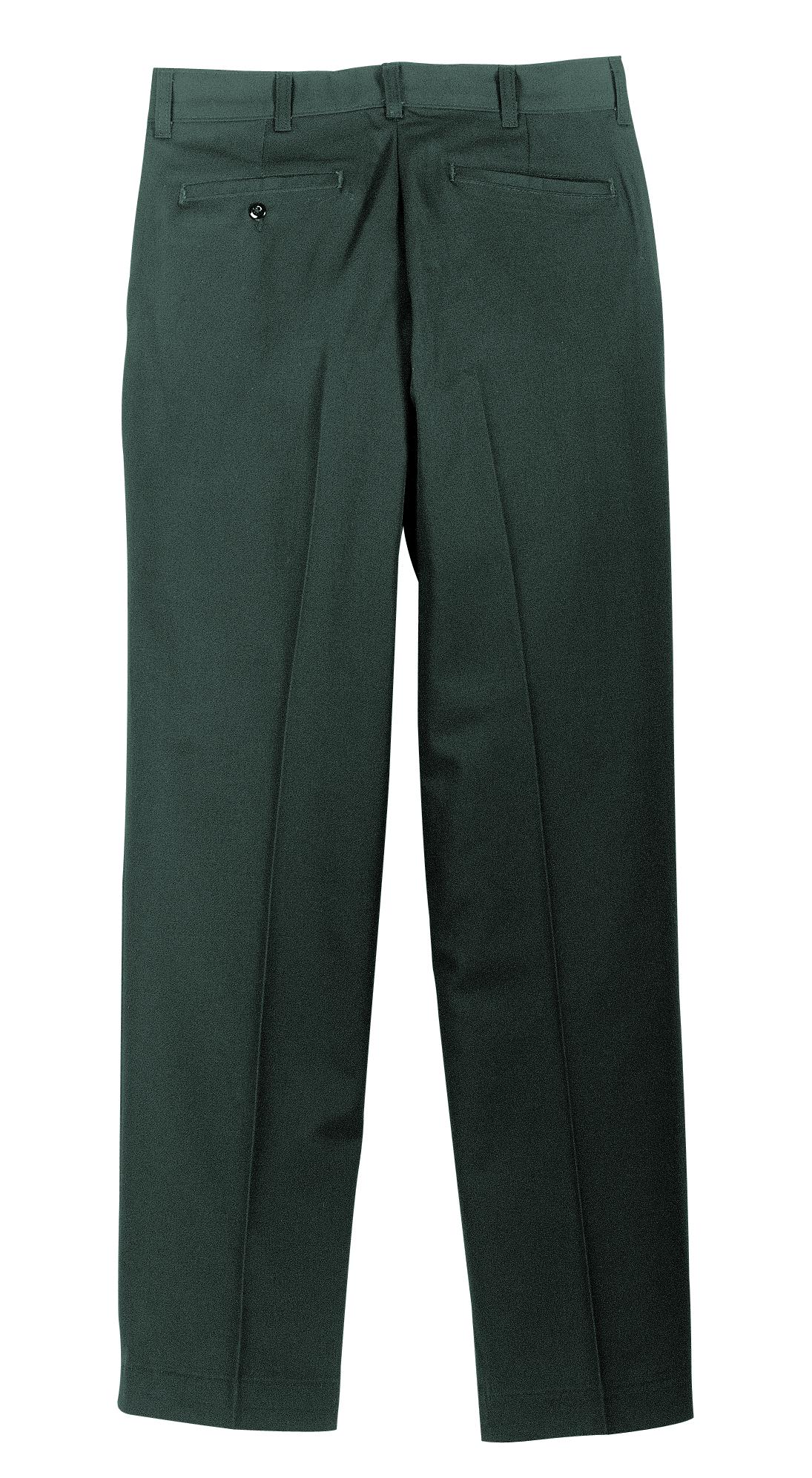 Rear View of Spruce Green Red Kap Industrial Work Pant. PT20 plain
