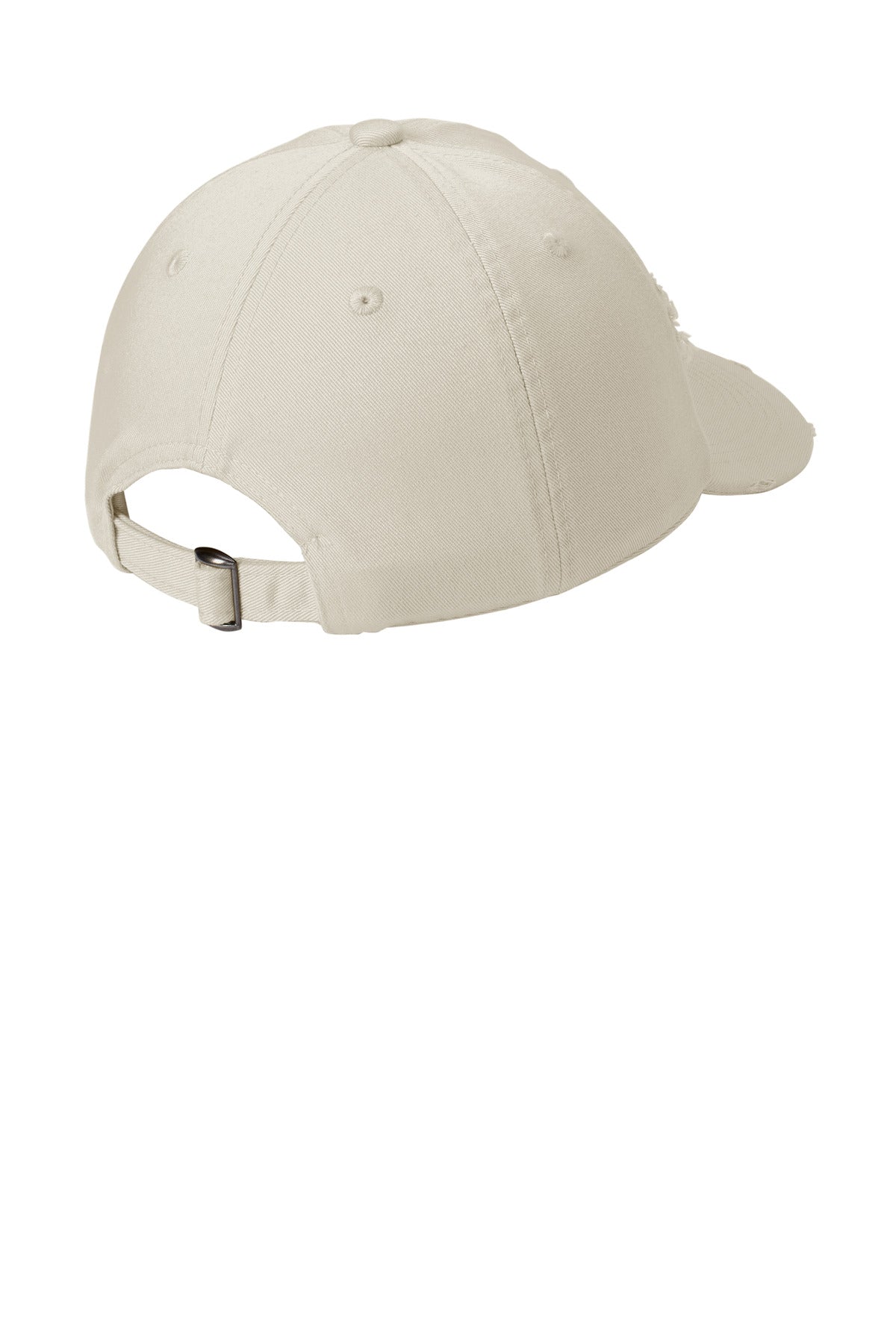 Rear View of Stone District Distressed Cap. DT600 plain