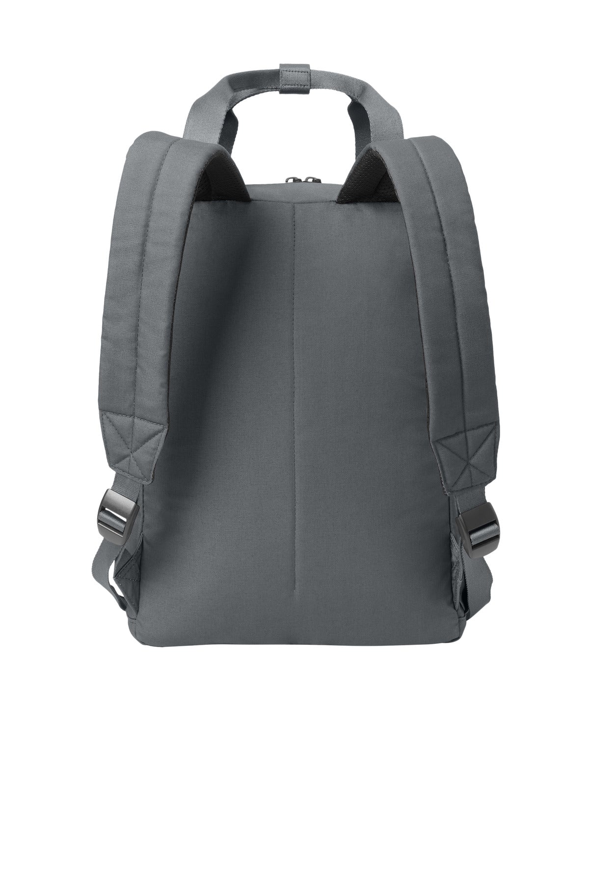Rear View of StormGrey Mercer+Mettle Claremont Handled Backpack MMB211 plain