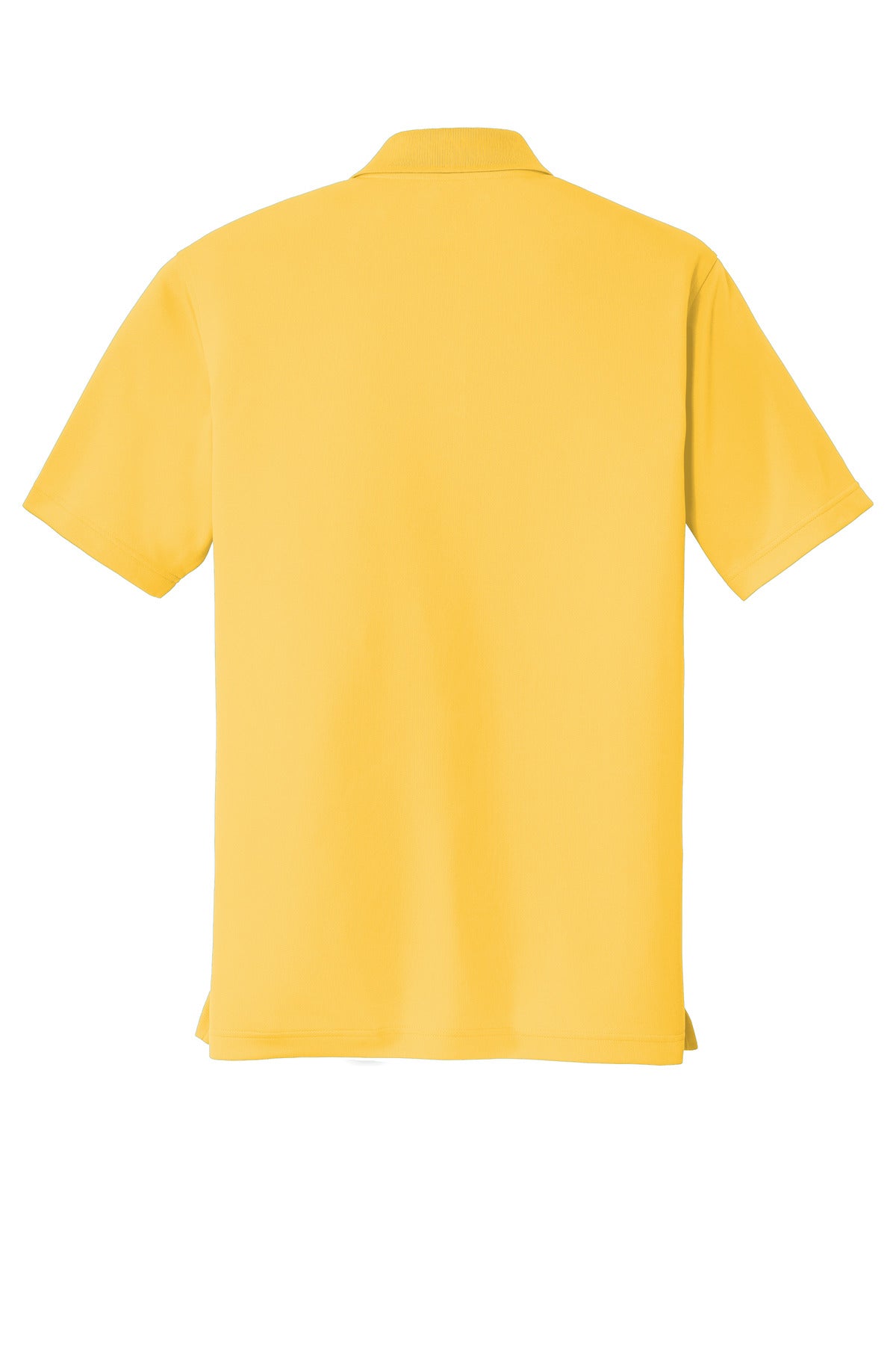 Rear View of Sunburst Yllw Port Authority Dry Zone UV Micro-Mesh Polo. K110 plain