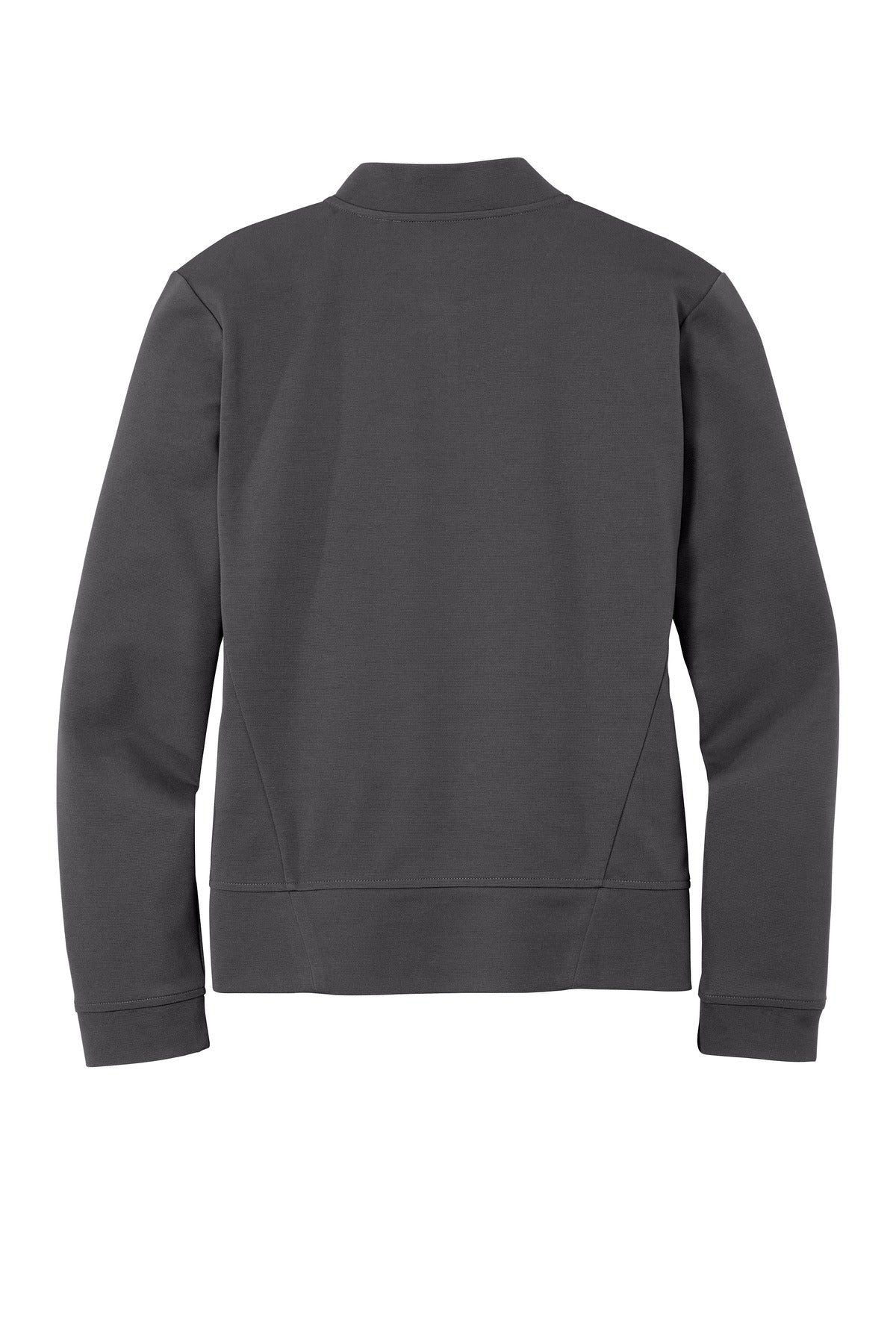 Rear View of Tarmac Grey OGIO Women's Hinge Full-Zip. LOG820 plain