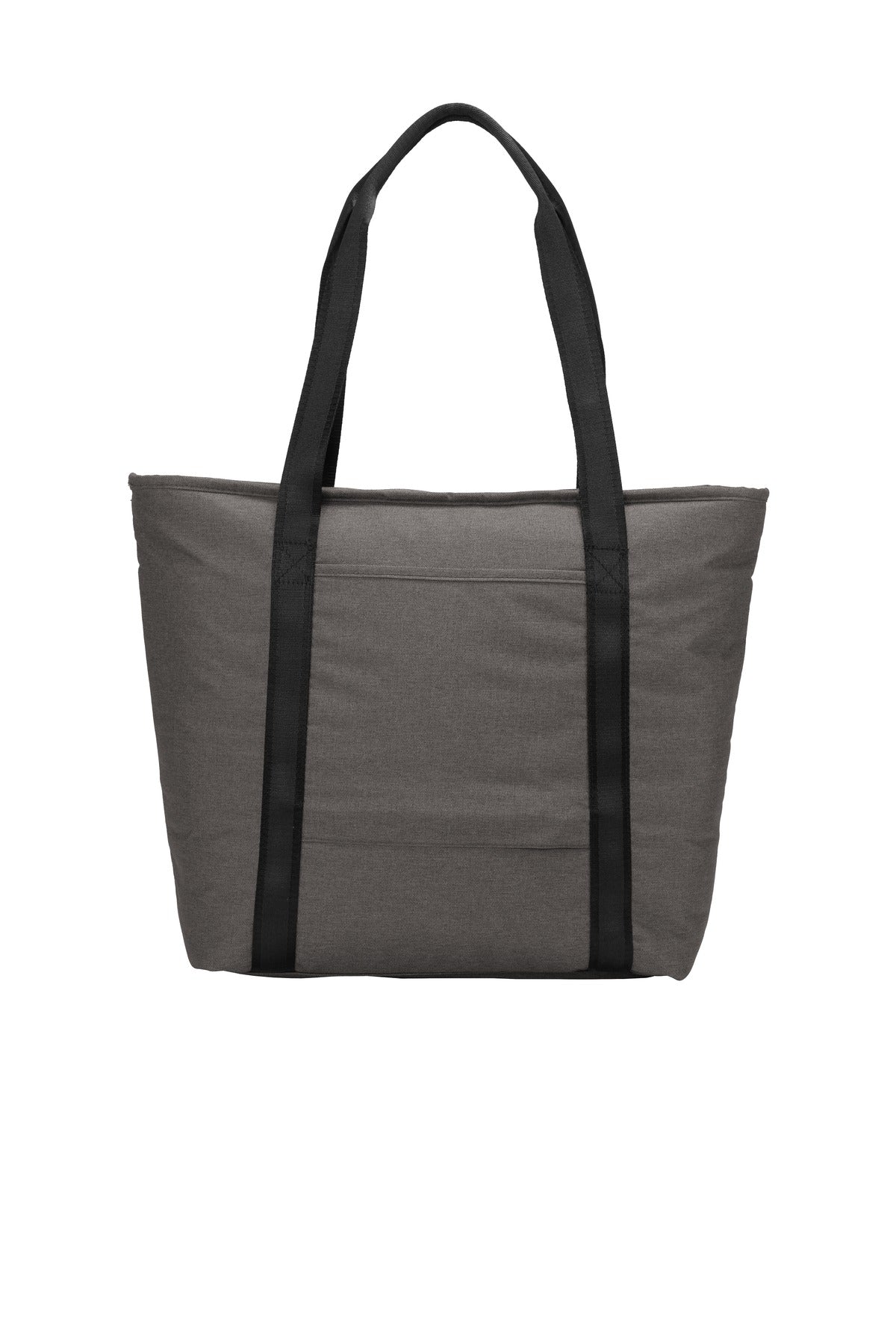 Rear View of Tarmac Hthr OGIO Downtown Tote. 94000 plain