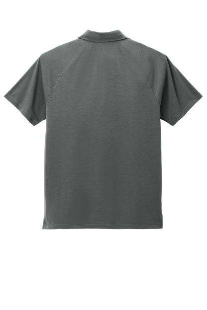 Rear View of TarmacGrey OGIO Motion Polo OG152 plain