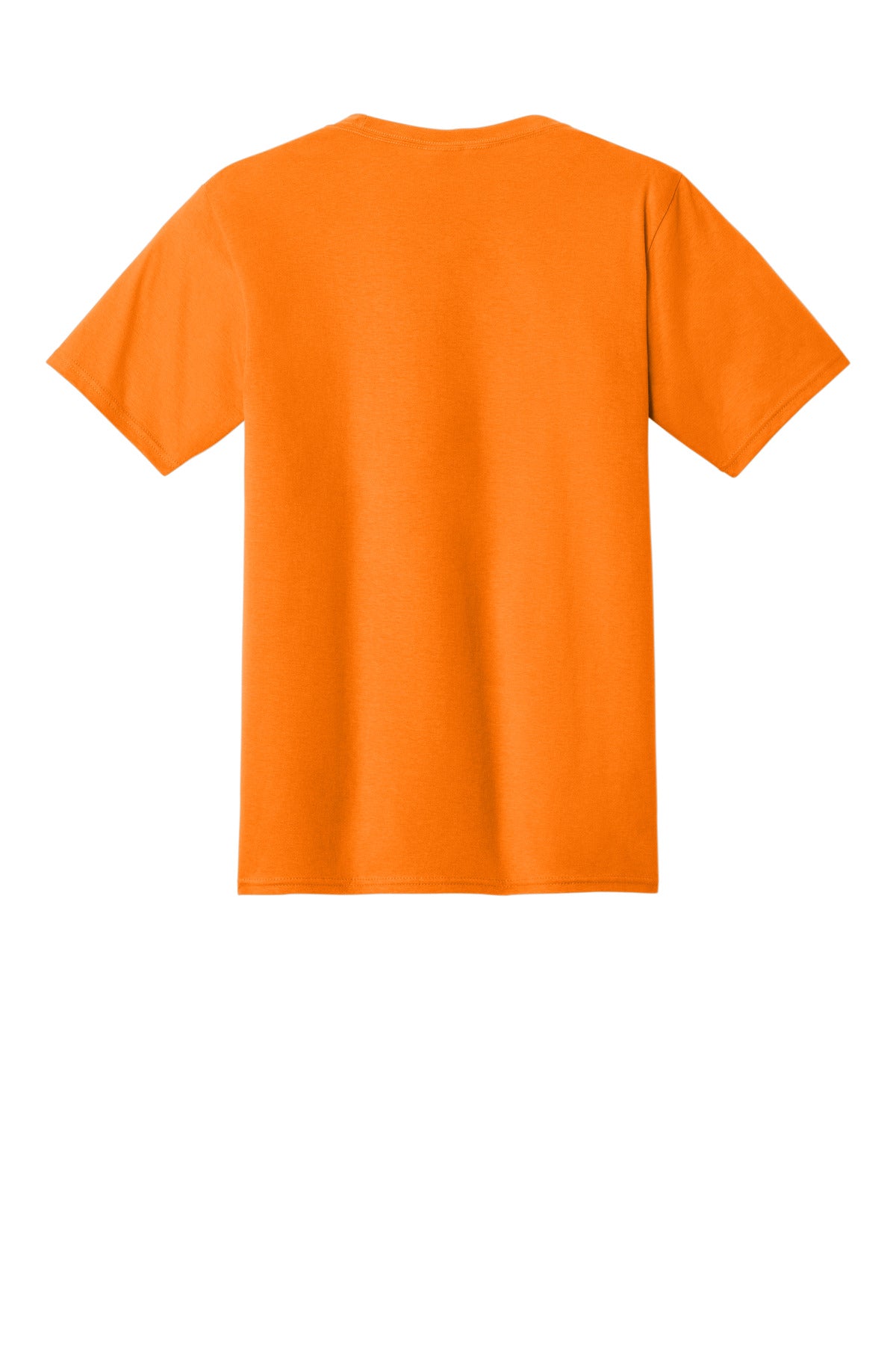Rear View of Tennessee Orng Port & Co Fan Favorite Tee. PC450 plain