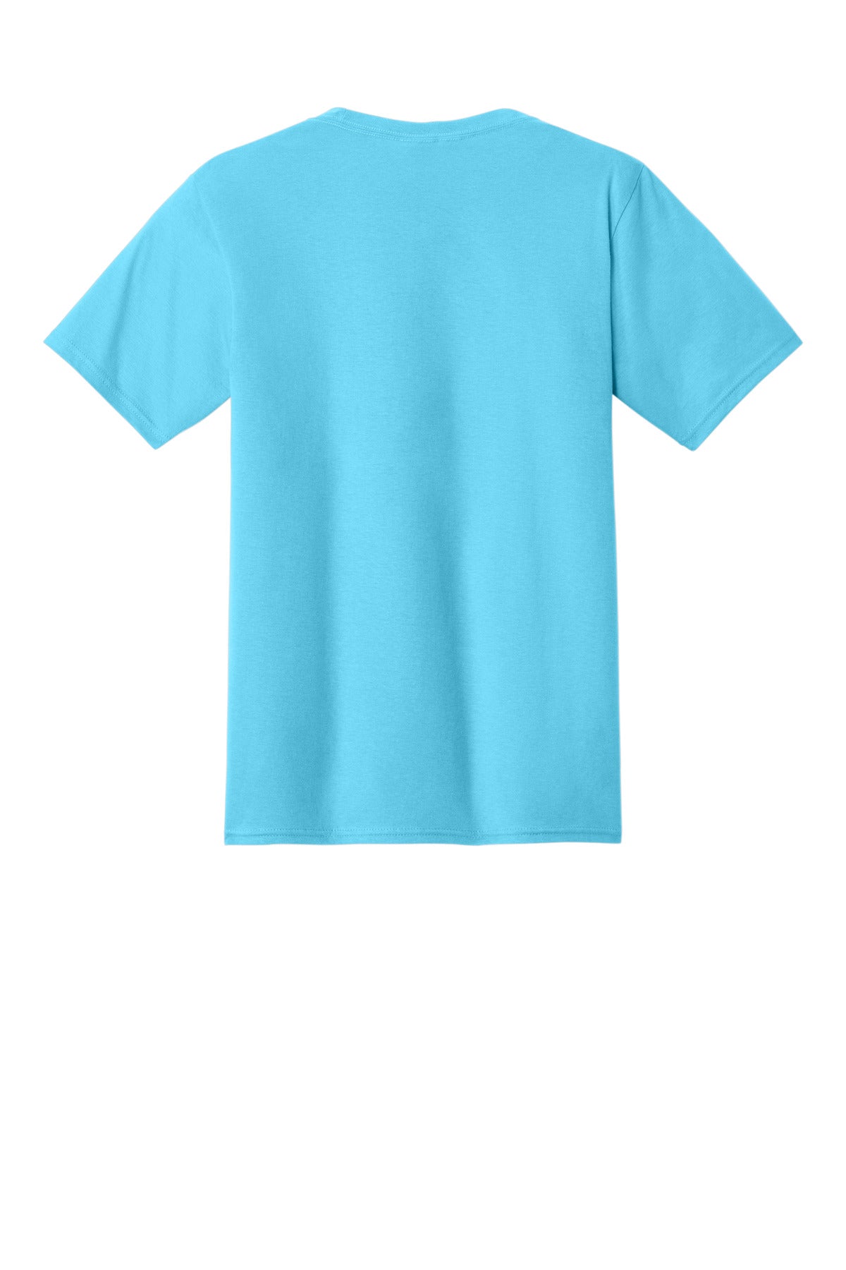 Rear View of Tidal Wave Port & Co Fan Favorite Tee. PC450 plain