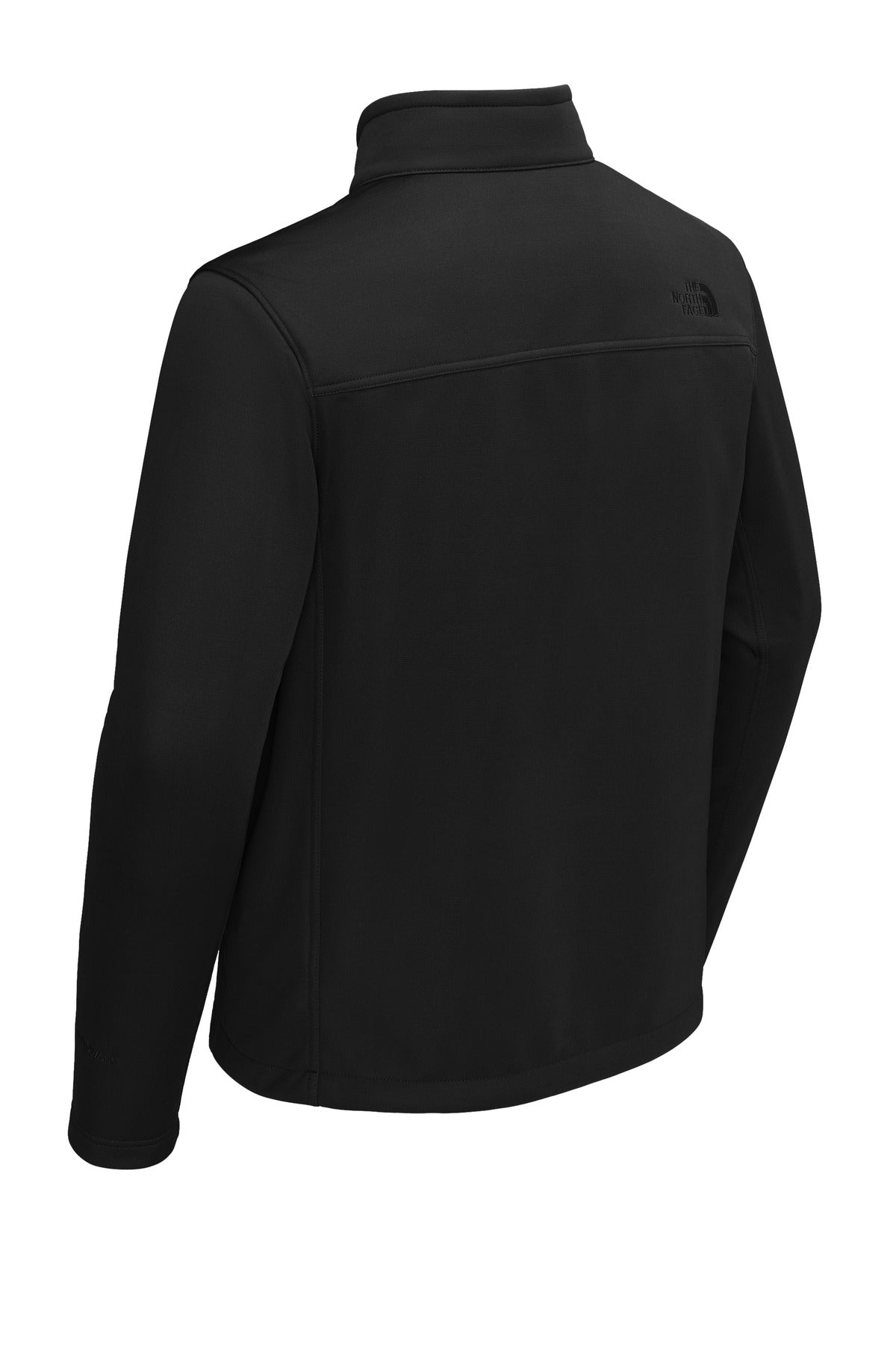 Rear View of TNFBlack The North Face Chest Logo Ridgewall Soft Shell Jacket NF0A88D5 plain