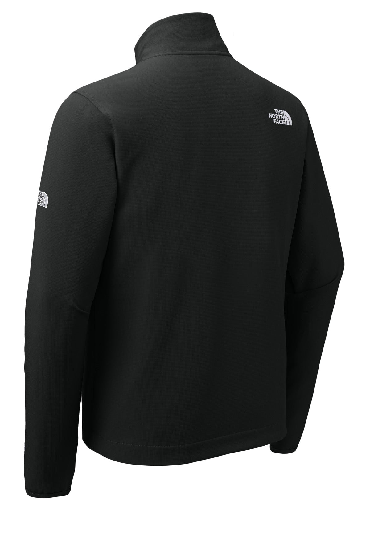 Rear View of TNFBlack The North Face Edge Stretch Soft Shell Jacket NF0A8ENN plain