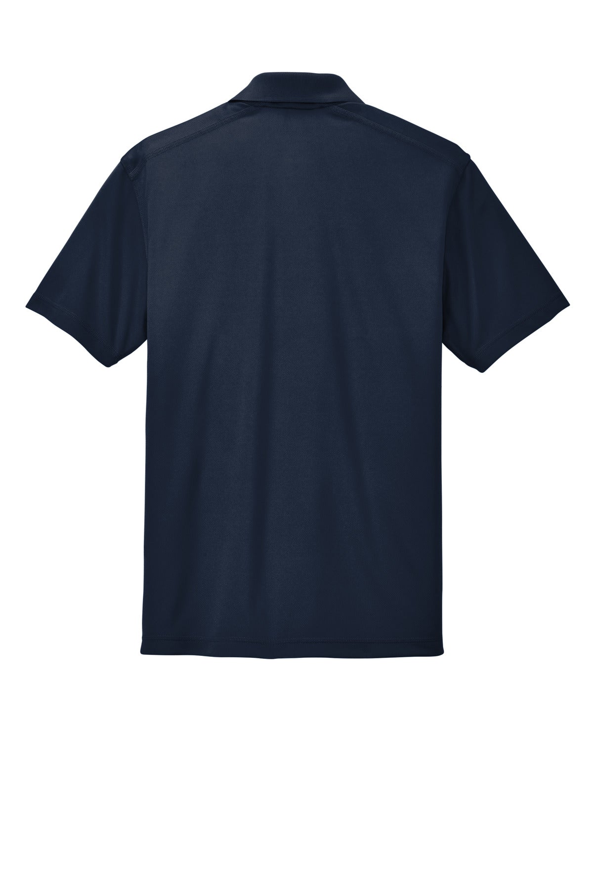 Rear View of True Navy Sport-Tek PosiCharge Micro-Mesh Polo. ST680 plain