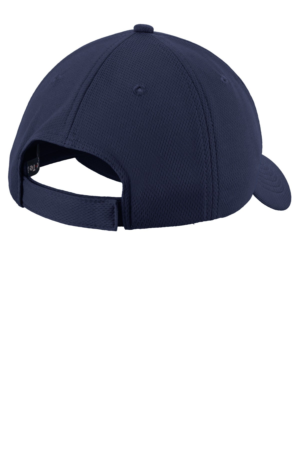 Rear View of True Navy Sport-Tek Youth PosiCharge RacerMesh Cap. YSTC26 plain