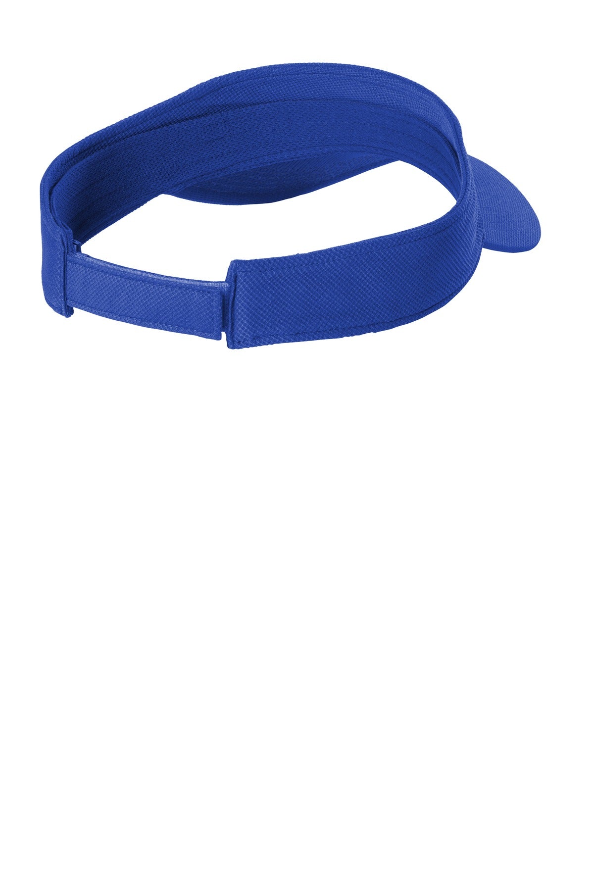Rear View of True Royal Sport-Tek Action Visor. STC51 plain