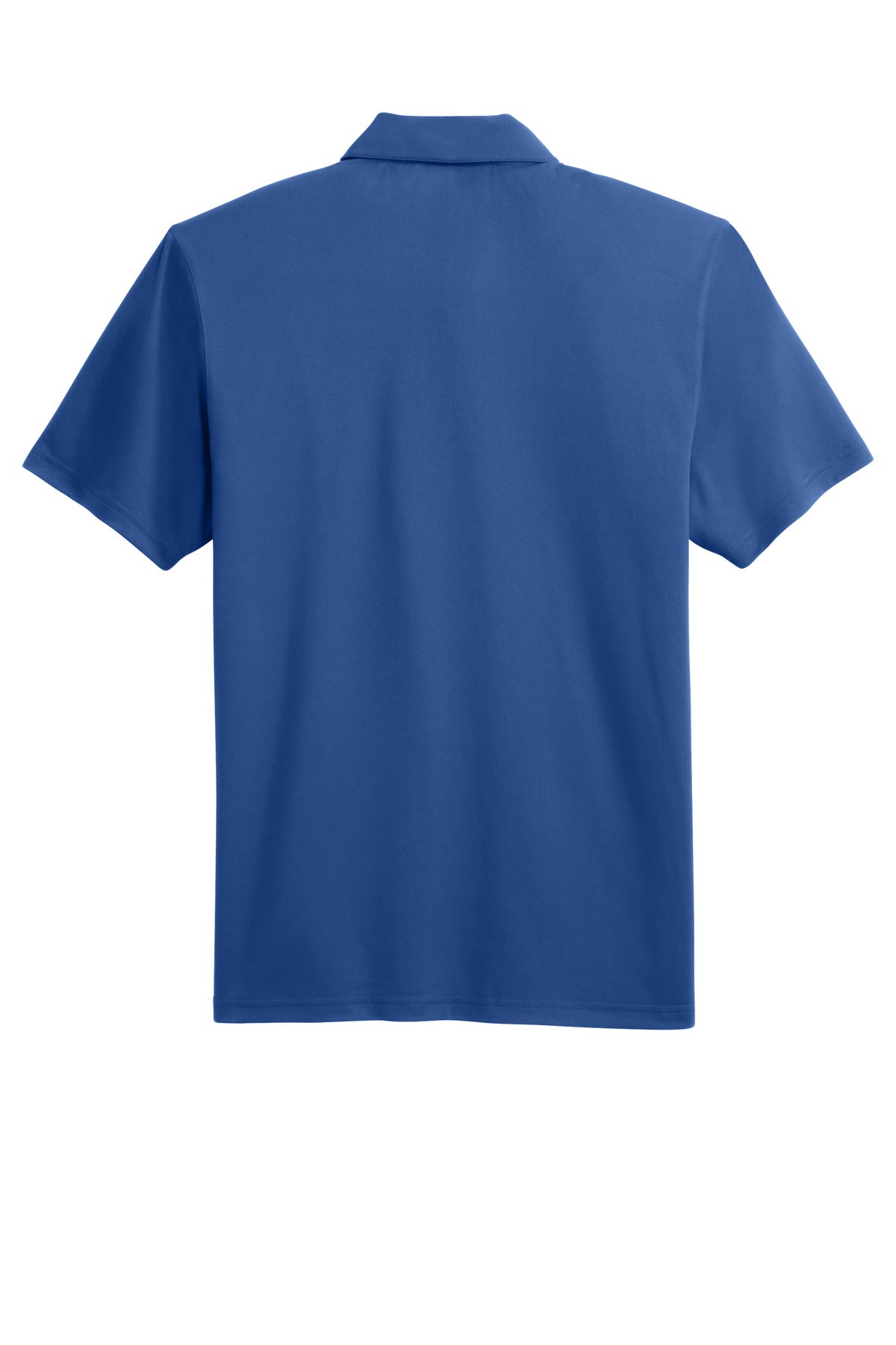 Rear View of TrueBlue Port Authority Performance Staff Polo K398 plain