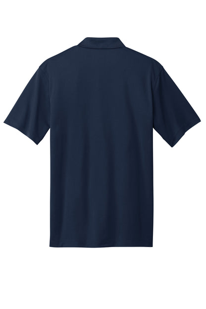 Rear View of TrueNavy Port Authority C-FREE Performance Polo K863 plain