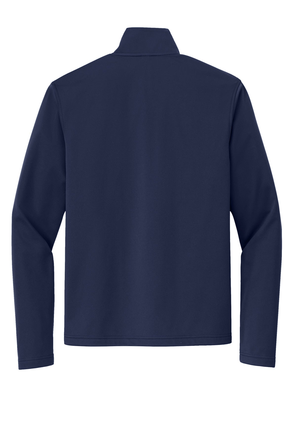 Rear View of TrueNavy Port Authority Flexshell Jacket J617 plain