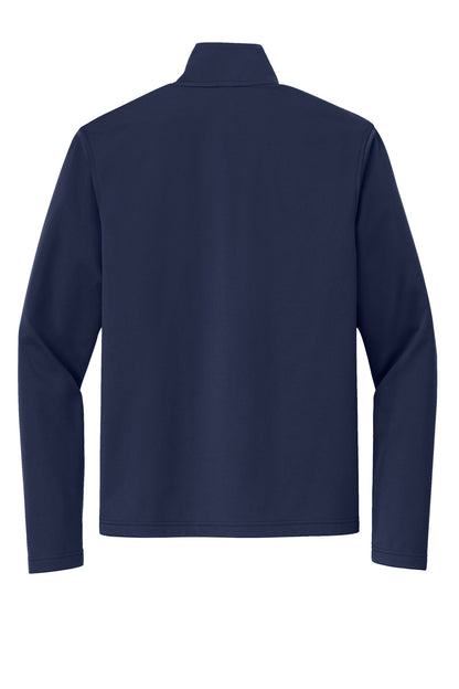 Rear View of TrueNavy Port Authority Flexshell Jacket J617 plain