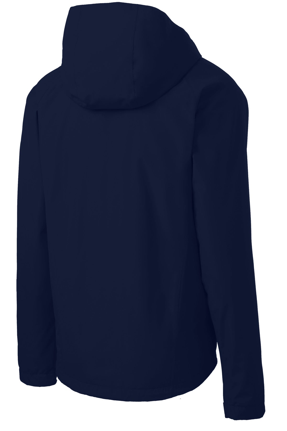 Rear View of TrueNavy Port Authority Tall Torrent Waterproof Jacket TLJ333 plain