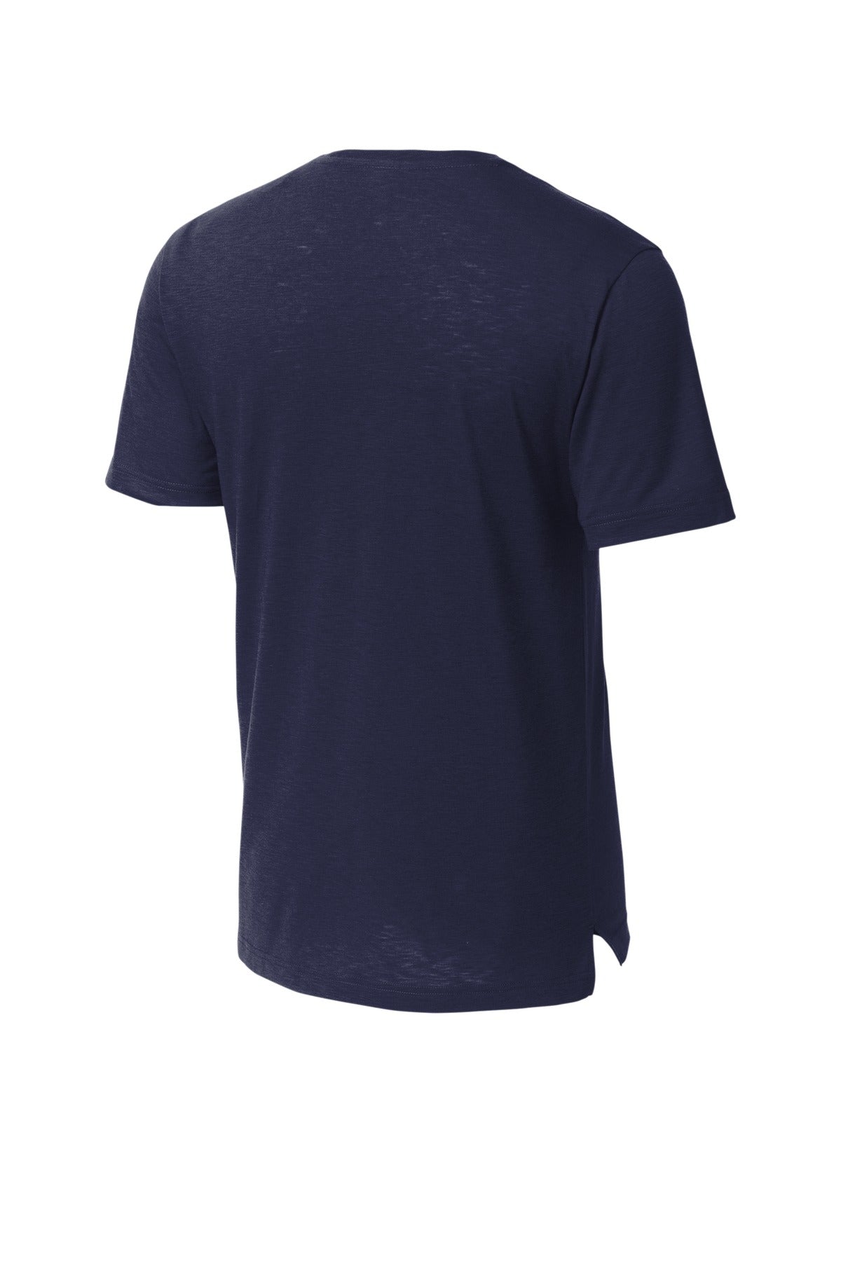 Rear View of TrueNavy Sport-Tek PosiCharge Strive Tee. ST430 plain