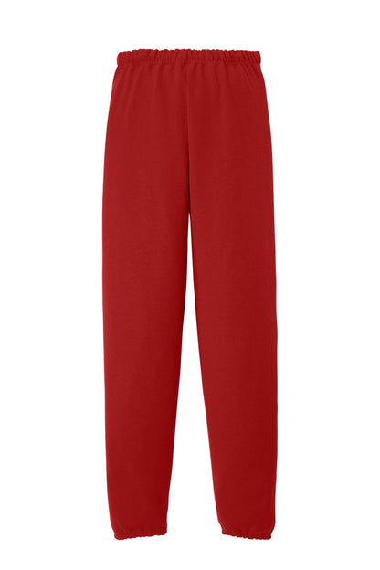 Rear View of TrueRed Jerzees - NuBlend Sweatpant. 973M plain