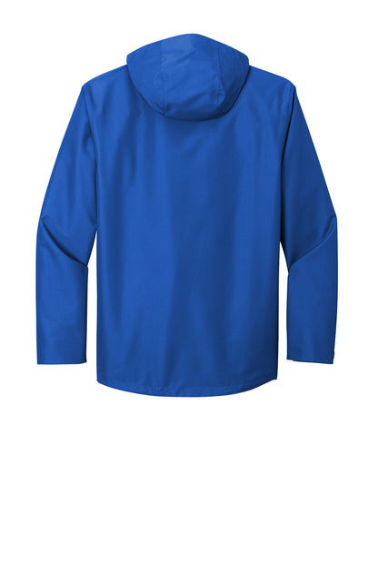 Rear View of TrueRoyal Port Authority Collective Tech Outer Shell Jacket J920 plain
