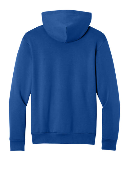 Rear View of TrueRoyal Port & Co Easy Fleece Pullover Hooded Sweatshirt PC68H plain