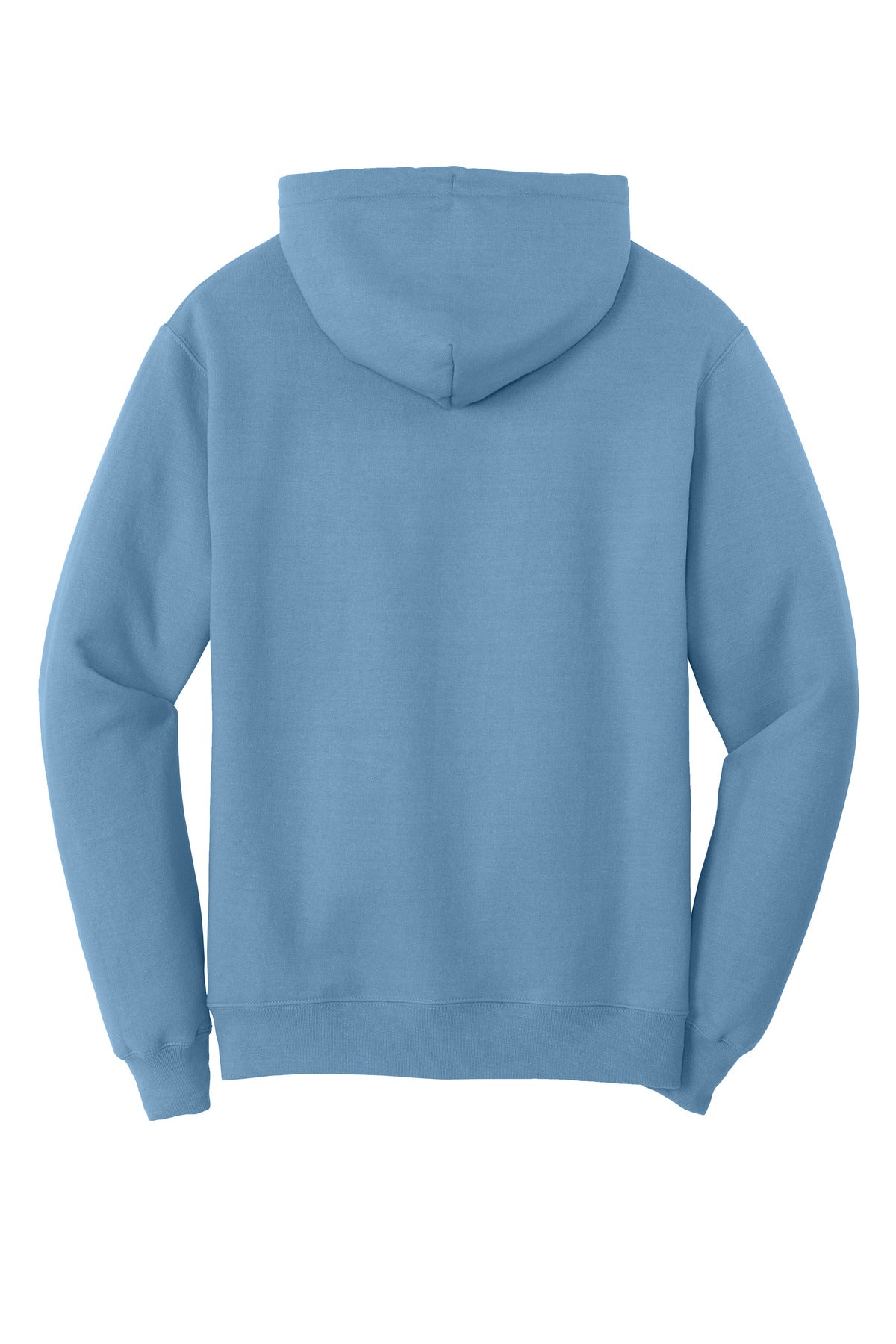 Rear View of TundraBlu Port & Co Core Fleece Pullover Hooded Sweatshirt. PC78H