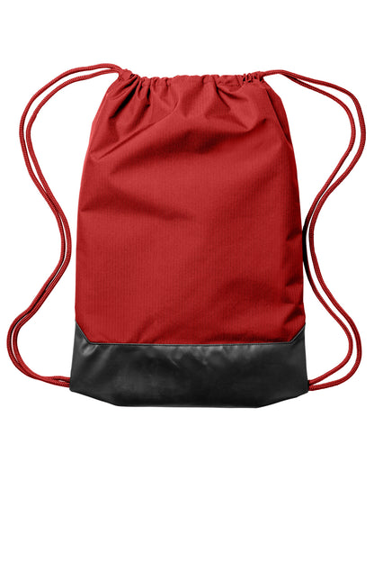 Rear View of UniRed Nike Brasilia Drawstring Pack NKDM3978 plain