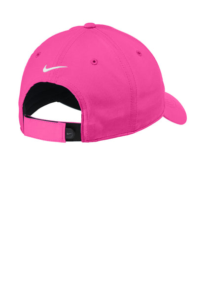 Rear View of VividPink Nike Dri-FIT Tech Fine-Ripstop Cap NKFB6444 plain