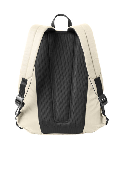 Rear View of WarmQuartz Mercer+Mettle Claremont Backpack MMB210 plain