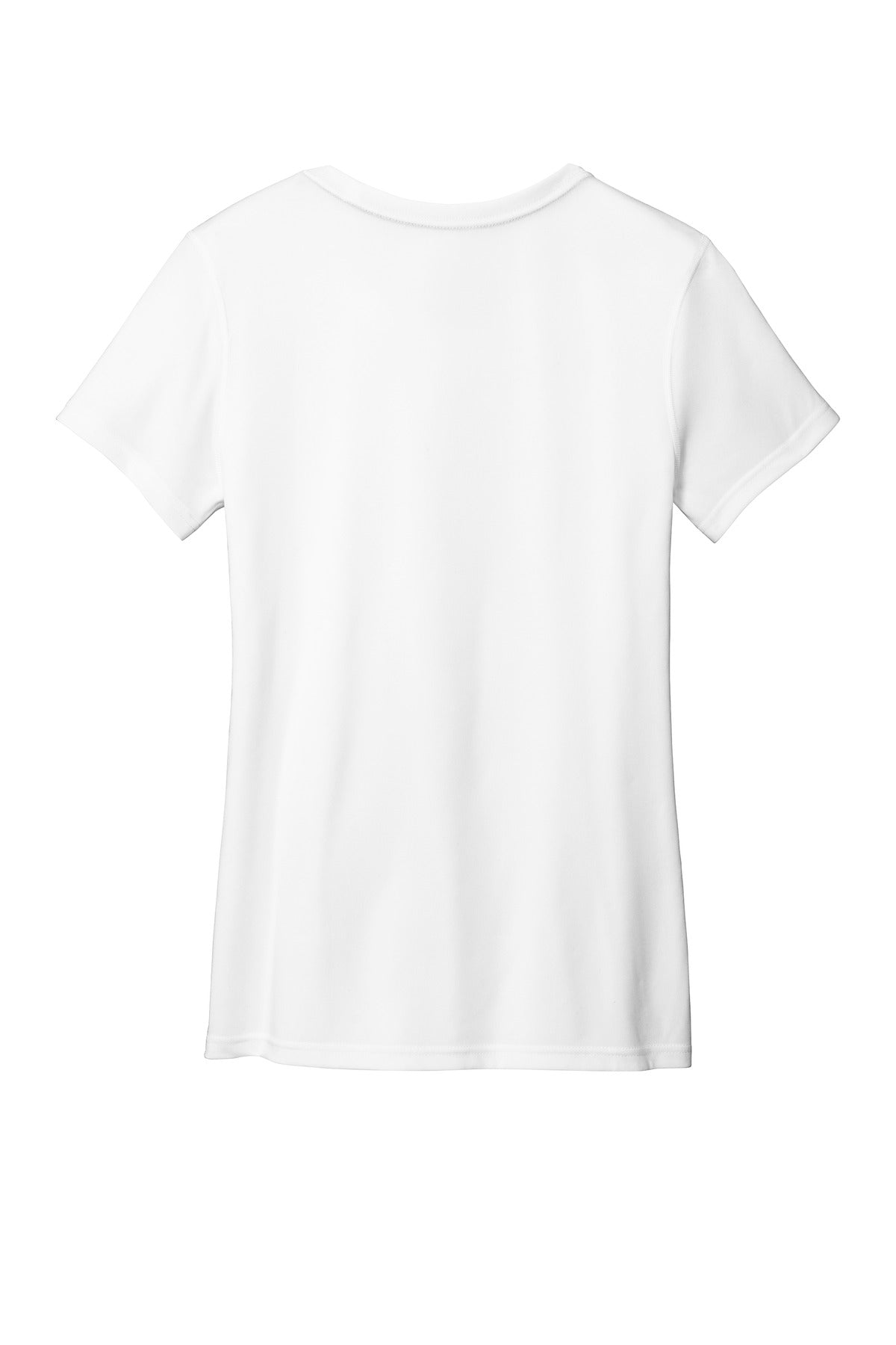 Rear View of White Nike Women's Team rLegend Tee DV7312 plain